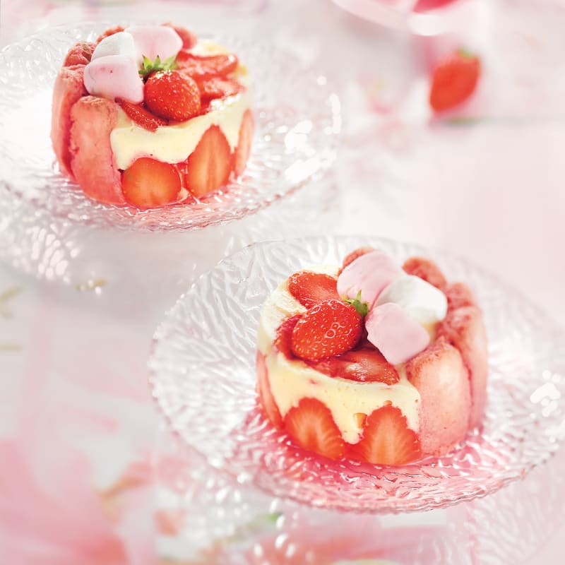 Photo de/du Charlottine rose, fraise-guimauve par WW