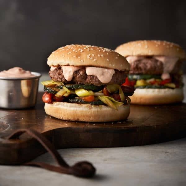 Photo de/du Hamburger aux légumes grillés par WW