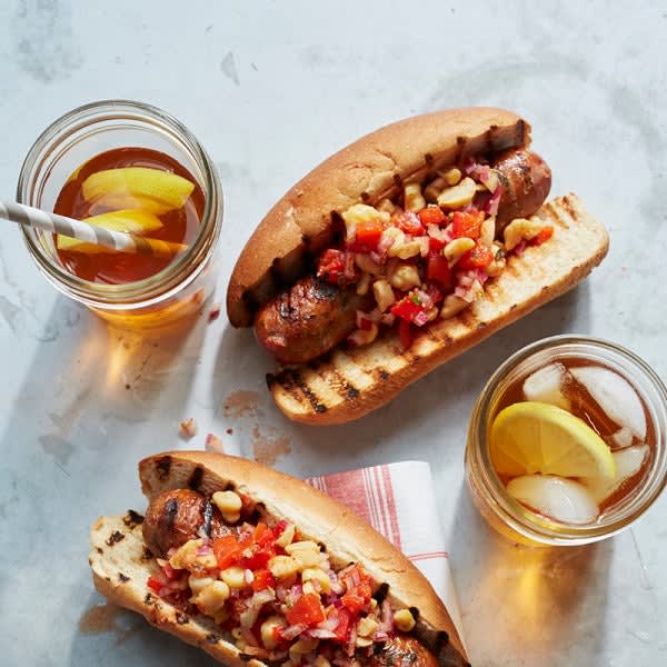 Photo de/du Hot-dog à la sauce aux poivrons par WW